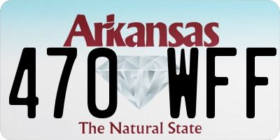 AR license plate 470WFF