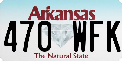 AR license plate 470WFK
