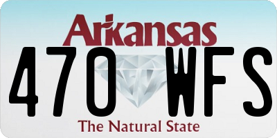 AR license plate 470WFS