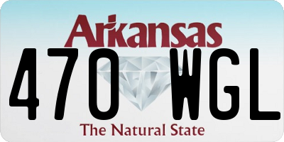 AR license plate 470WGL