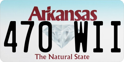AR license plate 470WII