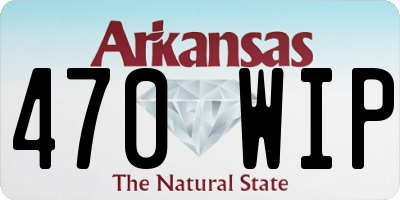 AR license plate 470WIP