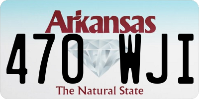 AR license plate 470WJI