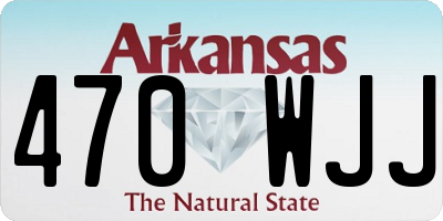 AR license plate 470WJJ
