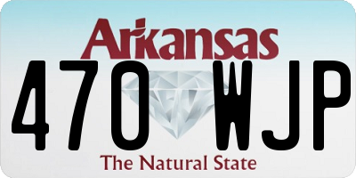 AR license plate 470WJP