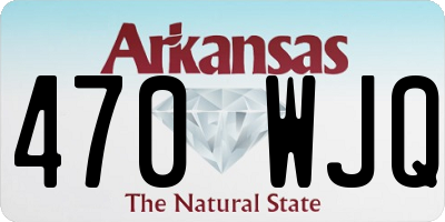 AR license plate 470WJQ