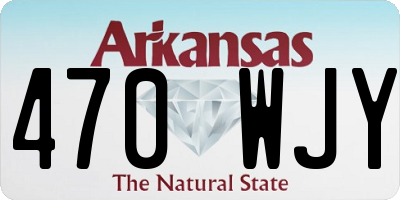 AR license plate 470WJY