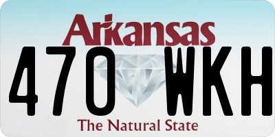 AR license plate 470WKH