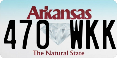 AR license plate 470WKK