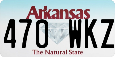 AR license plate 470WKZ