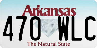 AR license plate 470WLC