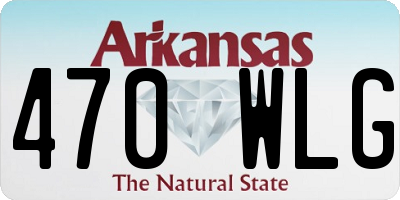 AR license plate 470WLG