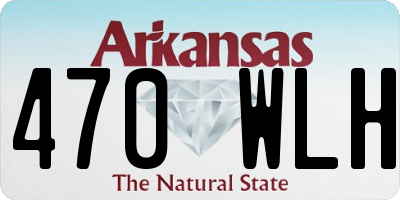 AR license plate 470WLH