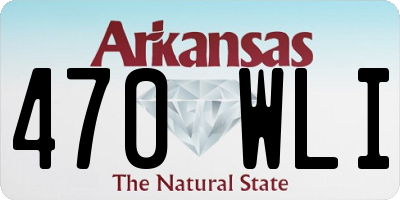 AR license plate 470WLI