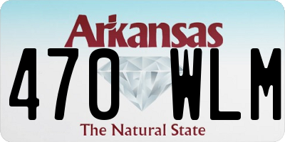 AR license plate 470WLM