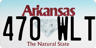 AR license plate 470WLT