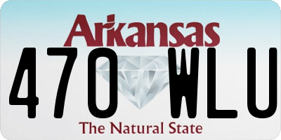 AR license plate 470WLU