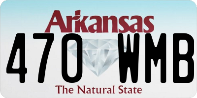 AR license plate 470WMB