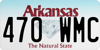 AR license plate 470WMC