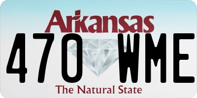 AR license plate 470WME