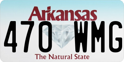AR license plate 470WMG