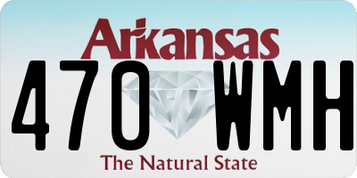 AR license plate 470WMH