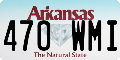 AR license plate 470WMI