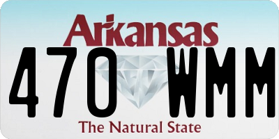 AR license plate 470WMM