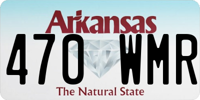 AR license plate 470WMR