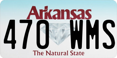 AR license plate 470WMS
