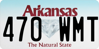 AR license plate 470WMT