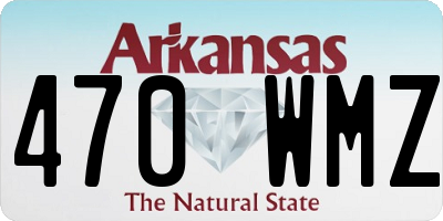 AR license plate 470WMZ