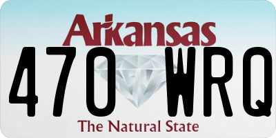AR license plate 470WRQ