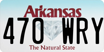AR license plate 470WRY