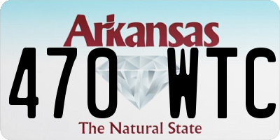 AR license plate 470WTC