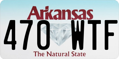 AR license plate 470WTF