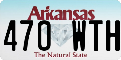 AR license plate 470WTH