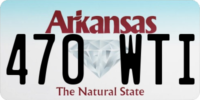 AR license plate 470WTI