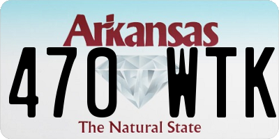 AR license plate 470WTK