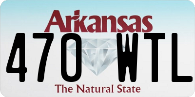 AR license plate 470WTL