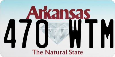 AR license plate 470WTM