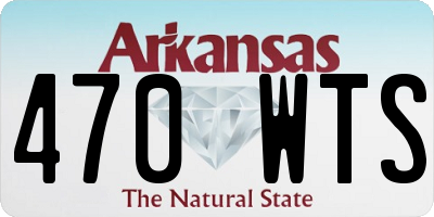 AR license plate 470WTS