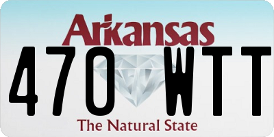 AR license plate 470WTT