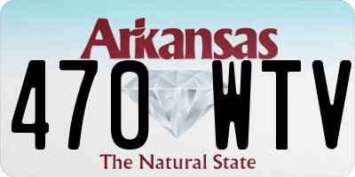 AR license plate 470WTV