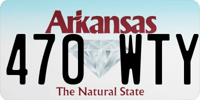 AR license plate 470WTY