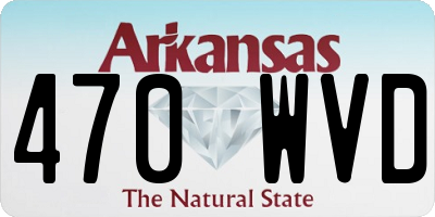 AR license plate 470WVD