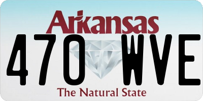 AR license plate 470WVE