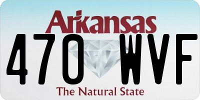 AR license plate 470WVF