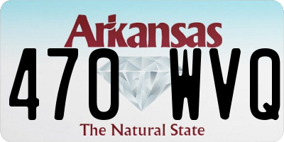 AR license plate 470WVQ