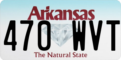 AR license plate 470WVT